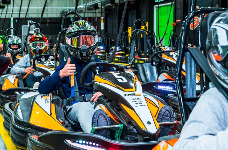 E-karting at Entertainment Park.